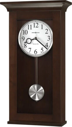 24"H Braxton Wall Clock Black Coffee