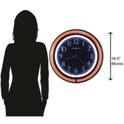Howard Miller 625751 Howard Miller Galleria Neon Wall Clock 625751