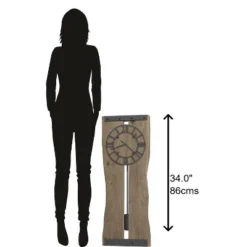 Howard Miller 620506 Howard Miller Zeno Wall Clock 620506 Natural Gray