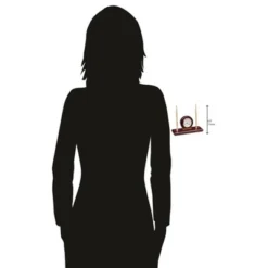 Howard Miller 613588 Howard Miller Rosewood Desk Set Tabletop Clock 613588 Rosewood