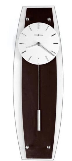 23"H Cyrus Wall Clock Black Coffee