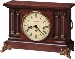 10"H Circa Mantel Clock Americana Cherry