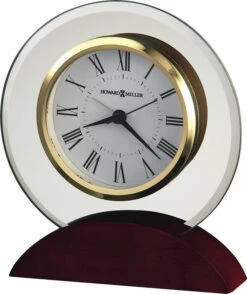 6"H Dana Mantel Clock In Rosewood